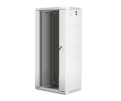 Szafa RACK LANBERG Wisząca 19" 27U 600x450mm jednosekcyjna (szara) WF01-6427-10S